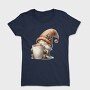 Cozy Coffee Gnome, Tricou Femei