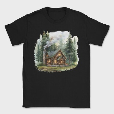 Cozy Forest Mist Home, Tricou Barbati (Unisex)