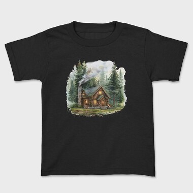 Cozy Forest Mist Home, Tricou Copii