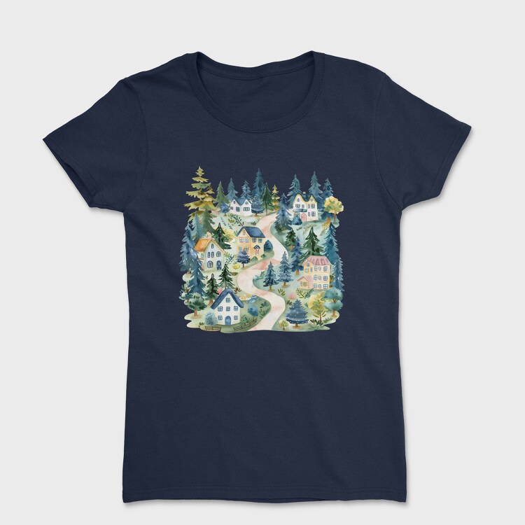 Cozy Nature Path, Tricou Femei