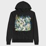 Cozy Nature Path, Hanorac Oversize Barbati (Unisex)