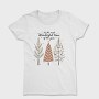 Cozy Xmas Trees Sublimation, Tricou Femei