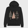 Cozy Xmas Trees Sublimation, Hanorac Oversize Barbati (Unisex)