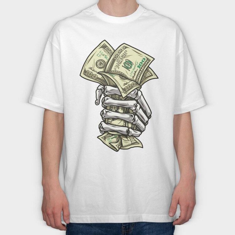 Cash Grip, Tricou Oversize Barbati (Unisex)