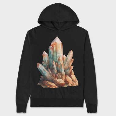 Crystal Cluster Mound, Hanorac Oversize Barbati (Unisex)