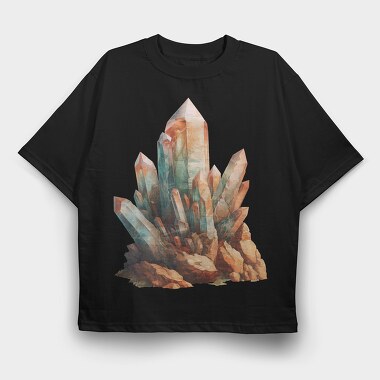 Crystal Cluster Mound, Tricou Oversize Barbati (Unisex)