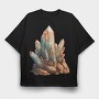Crystal Cluster Mound, Tricou Oversize Barbati (Unisex)