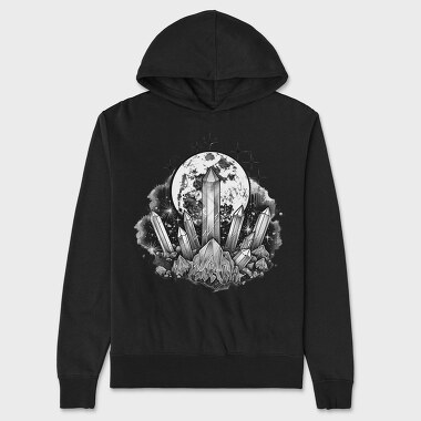 Crystal Moon Stars, Hanorac Oversize Barbati (Unisex)