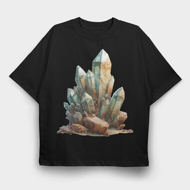 Crystal Mound Pond, Tricou Oversize Barbati (Unisex)