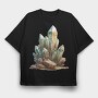 Crystal Mound Pond, Tricou Oversize Barbati (Unisex)