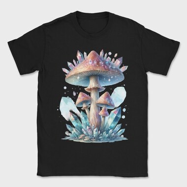 Crystal Mushroom Glow, Tricou Barbati (Unisex)