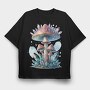 Crystal Mushroom Glow, Tricou Oversize Barbati (Unisex)