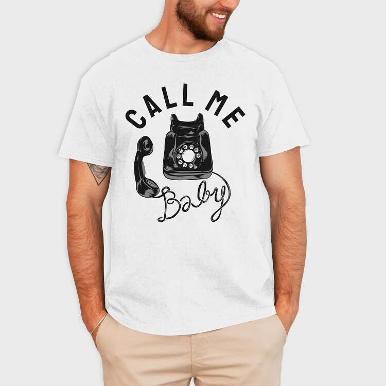 Call Me Baby, Tricou Barbati (Unisex)