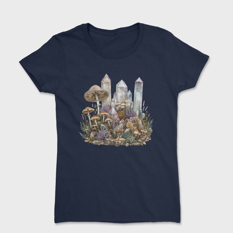 Crystals And Mushrooms, Tricou Femei