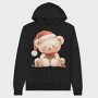 Cuddly Bear Christmas Magic, Hanorac Oversize Barbati (Unisex)