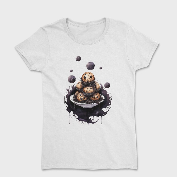 Cupcakes Moon Spheres, Tricou Femei