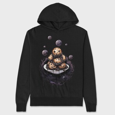 Cupcakes Moon Spheres, Hanorac Oversize Barbati (Unisex)