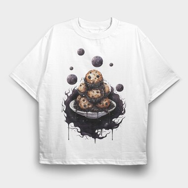 Cupcakes Moon Spheres, Tricou Oversize Barbati (Unisex)