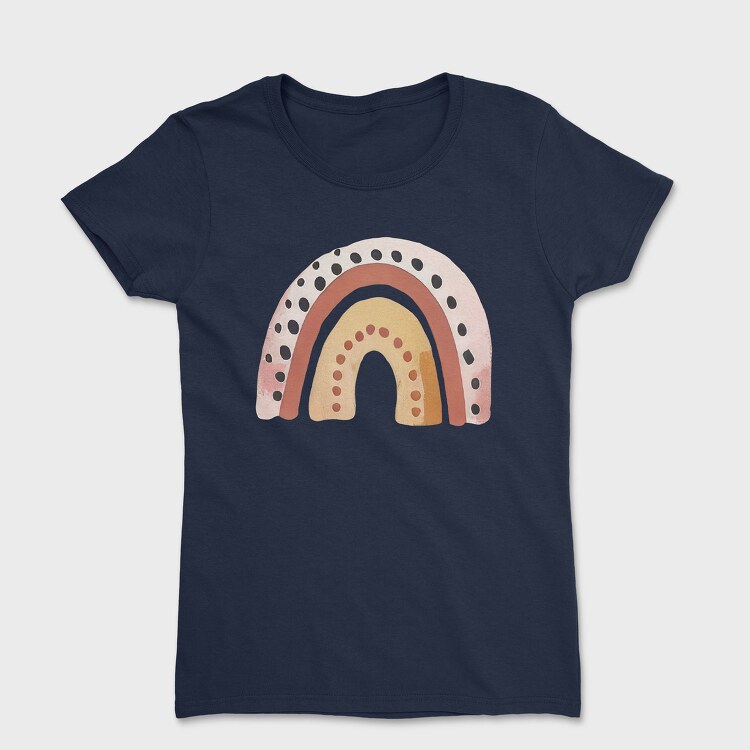 Cute Boho Rainbow, Tricou Femei