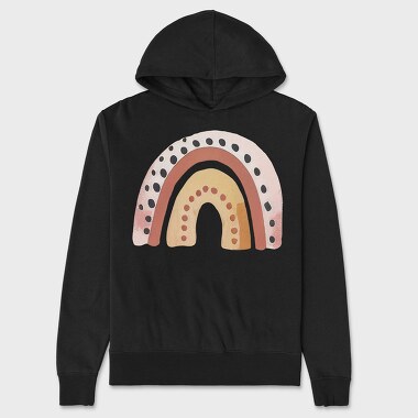 Cute Boho Rainbow, Hanorac Oversize Barbati (Unisex)