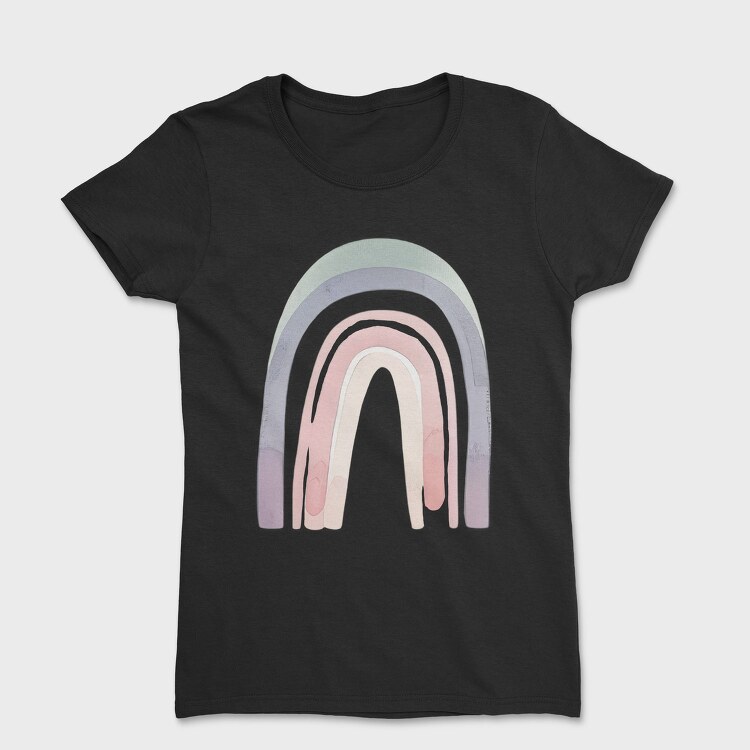 Cute Clipart Rainbow, Tricou Femei