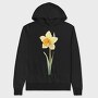 Daffodil Flower 01, Hanorac Oversize Barbati (Unisex)