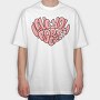 Love You Forever, Tricou Oversize Barbati (Unisex)