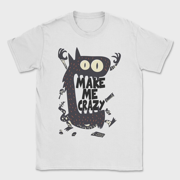 Crazy Cat Candy, Tricou Barbati (Unisex)