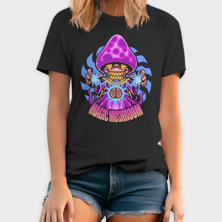 Magic Mushroom Brain Blast, Tricou Barbati (Unisex)