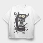 Crazy Cat Candy, Tricou Oversize Barbati (Unisex)