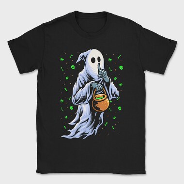 Halloween Ghost Trick Or Treat, Tricou Barbati (Unisex)