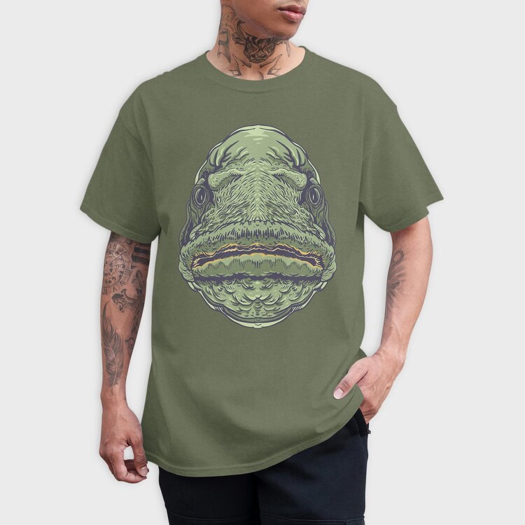 Fish Face, Tricou Barbati (Unisex)