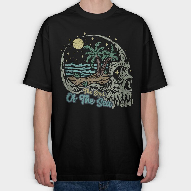 Soul Of The Sea, Tricou Oversize Barbati (Unisex)