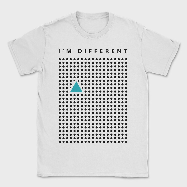 Im Different Triangle, Tricou Barbati (Unisex)