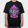 Magic Mushroom Brain Blast, Tricou Oversize Barbati (Unisex)