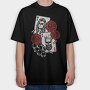 Queen Of Hearts, Tricou Oversize Barbati (Unisex)
