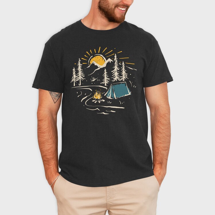 Campfire Dreams, Tricou Barbati (Unisex)