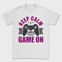 Keep Calm Game On, Tricou Barbati (Unisex)