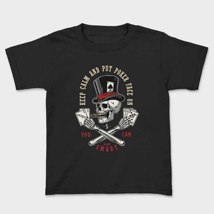 Keep Calm Play Smart, Tricou Copii