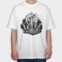 Crystal Moon Stars, Tricou Oversize Barbati (Unisex)