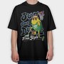 Just Cool Dog, Tricou Oversize Barbati (Unisex)
