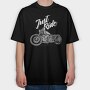 Just Ride Chopper, Tricou Oversize Barbati (Unisex)