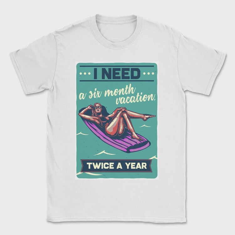 Six Month Vacation, Tricou Barbati (Unisex)