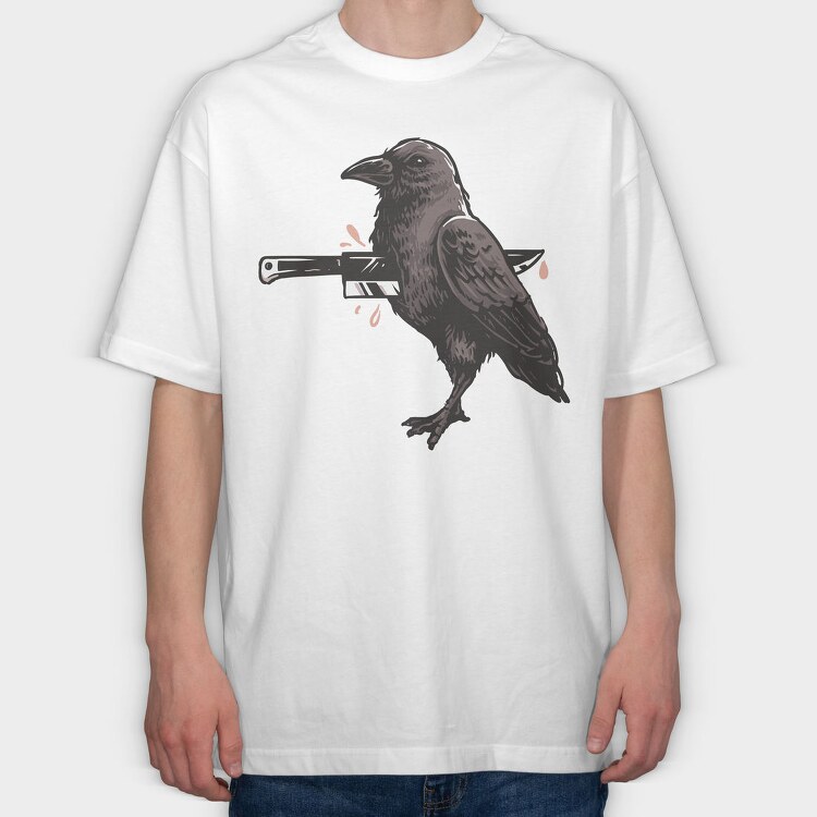 Ravens Blood, Tricou Oversize Barbati (Unisex)