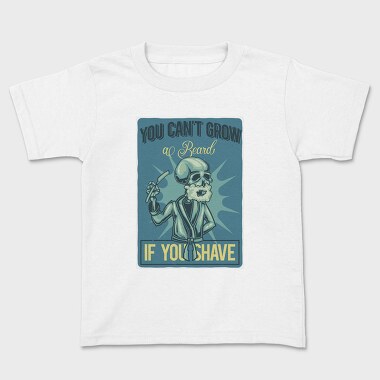 Skull Beard Shave, Tricou Copii