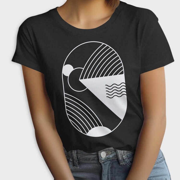 Minimal Geometric 2, Tricou Femei