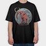 Mammoth Moon, Tricou Oversize Barbati (Unisex)