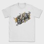 Skull Dice Flames, Tricou Barbati (Unisex)