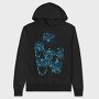 Skull Faith, Hanorac Oversize Barbati (Unisex)