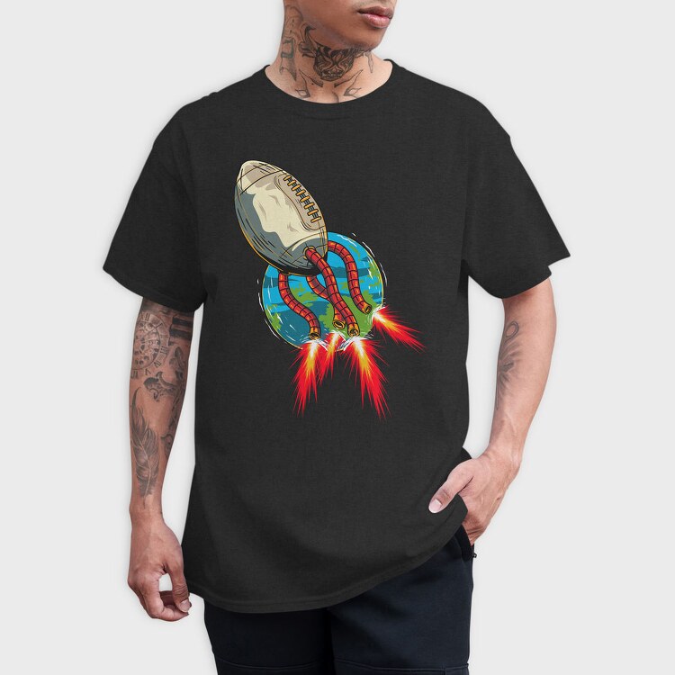 Football Planet Blast, Tricou Barbati (Unisex)